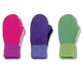 Bernie Mittens - Solid colored wool blend mittens with fleece lining image number 0
