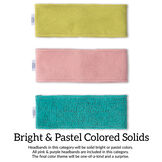 Vermont Mitten Co. Headband - bright and pastel colored solid headbands in yellow, pink and green image number 0