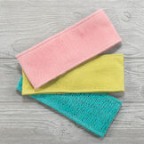 Vermont Mitten Co. Headband - bright and pastel colored solid headbands in yellow, pink and green image number 1