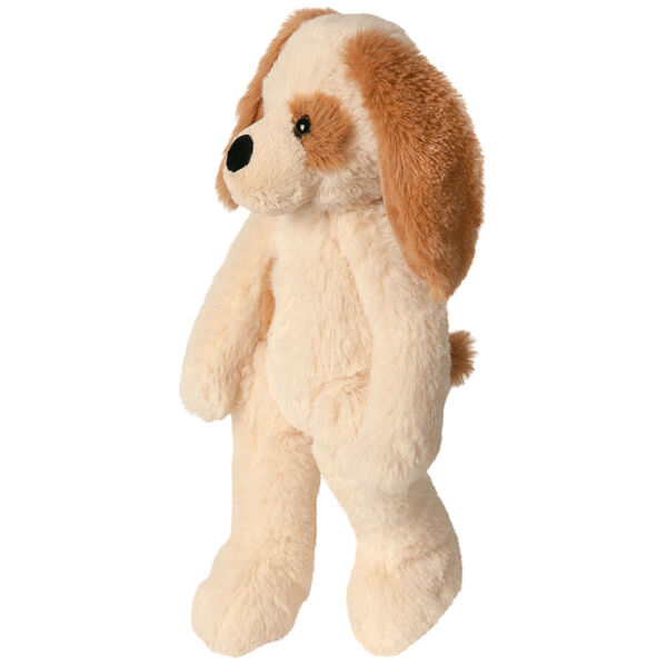 15" Buddy Puppy  - Side View of standing slim tan Puppy with brown ears and spot image number 5