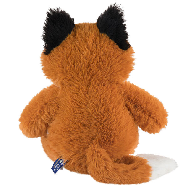 18" Oh So Soft Fox - Back view of seated red Fox with white belly, tail and muzzle and black tipped ears and foot pads image number 6