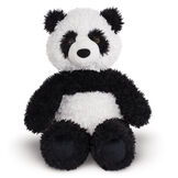 18" Oh So Soft Panda Bear - Front view of seated black and white 18" Panda Bear with tail  image number 0