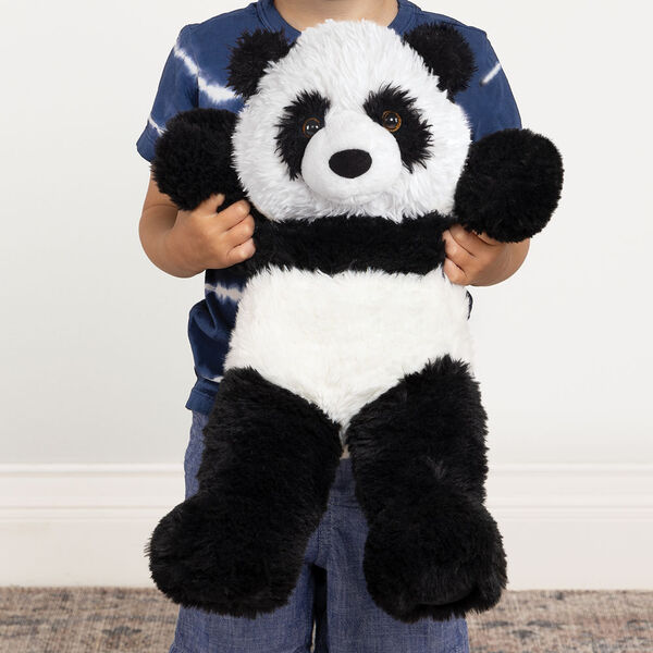 18" Oh So Soft Panda Bear - Front view of black and white 18" Panda Bear with model image number 3