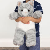 18" Oh So Soft Kitten - Front view of 18" gray Kitten with model image number 2