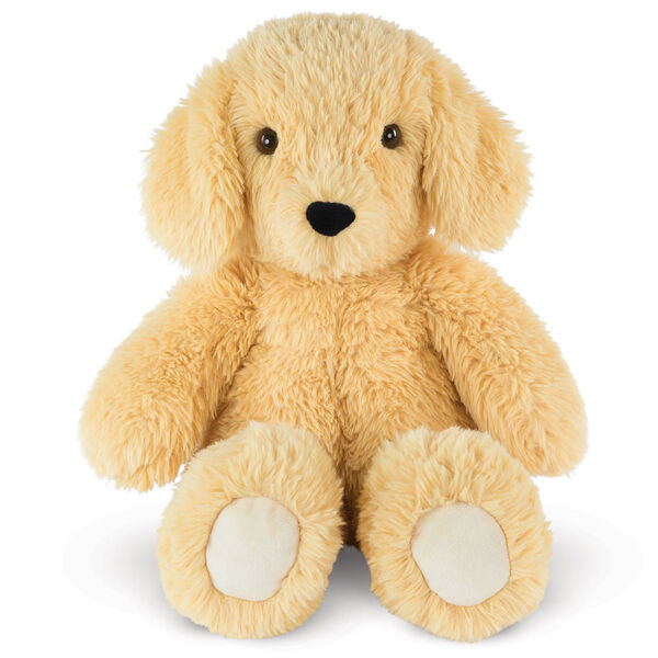 18" Oh So Soft Puppy - Front view of seated tan 18" Puppy with tail and ivory foot pads image number 0
