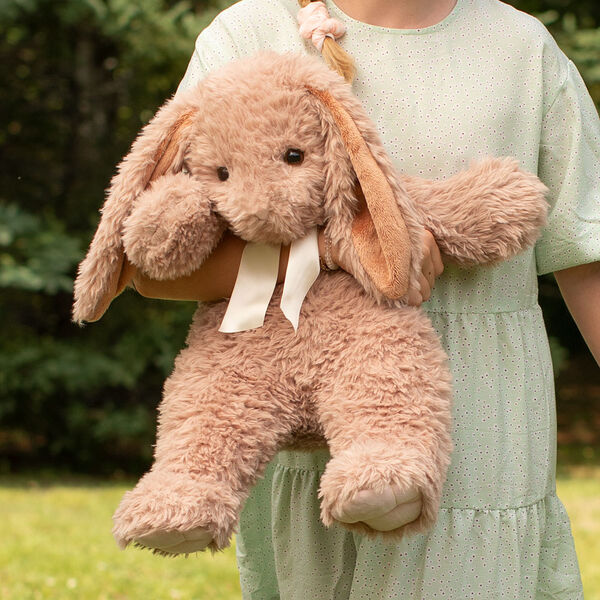 20" World's Softest Bunny - Full length bunny stuffed animal with model image number 4