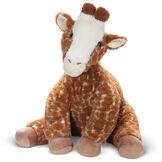 3 1/2' Gentle Giant Giraffe - Front view of seated soft giraffe image number 1