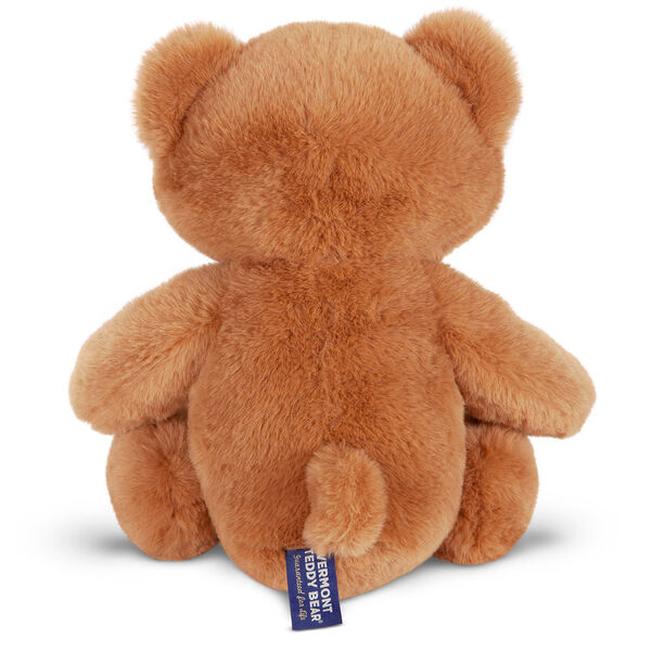 15" Cuddle Chunk Teddy Bear, Honey - Back view of honey brown bear with tan muzzle, foot pads and belly image number 4