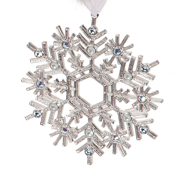 15" Limited Edition Snowflake Santa - close up of snowflake