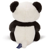 15" Cuddle Chunk Panda - Back view of seated black and white panda with tail image number 5
