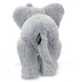 15" Classic Elephant - Standing back view of gray plush elephant with tail.  image number 8
