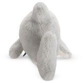 18" Oh So Soft Shark - Back view of grey and white Shark image number 4