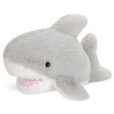 18" Oh So Soft Shark - Smiling grey and white Shark with soft teeth and pink tongue image number 0