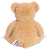 13" Bear Snuggle Pal - Back view of seated light brown bear weighted stuffed animal with tail image number 7