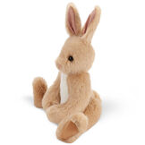 16" Classic Buttercream Bunny Rabbit - Side view of seated jointed rabbit image number 4