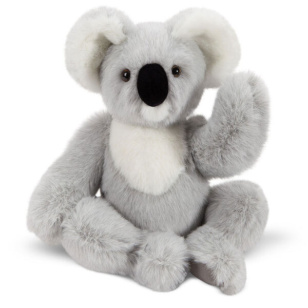 15" Classic Koala - Front view of waving gray and white Koala with brown eyes and gray foot pads image number 0