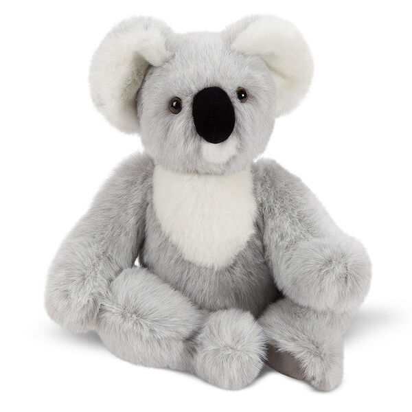 15" Classic Koala - Front view of seated jointed gray and white Koala with brown eyes and gray foot pads image number 6