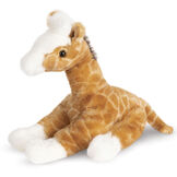 15" Classic Giraffe - Jointed plush animal giraffe laying down image number 3