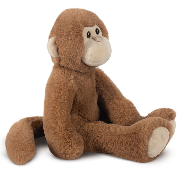 15" Buddy Monkey - Side view of cinnamon brown Monkey stuffed animal image number 5