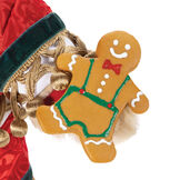 15" Limited Edition Christmas Cookie Santa Bear - Close-up of Christmas cookie ornament image number 5