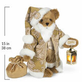 15" Limited Edition Gilded Christmas Santa Bear image number 8