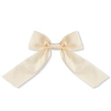 Ivory Velvet Bow with Tails image number 0