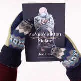 Bernie's Mitten Maker Book by Jen Ellis - Book being held by person in VT. Mittens image number 1