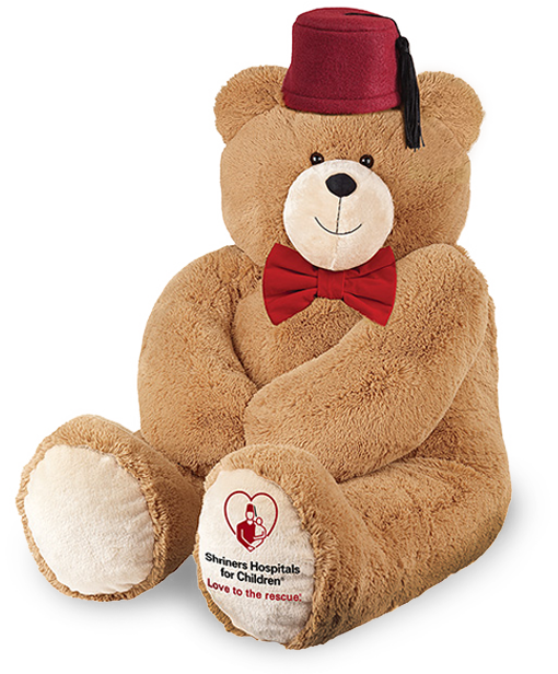 Image of the 4-foot Love to the Rescue Bear